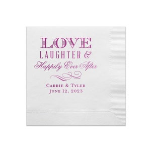 Guardanapos de casamento personalizados Coquetel Bebida Almoço Jantar Toalhas de convidados Monograma Impressão personalizada Impressão em folha Guardanapos impressos