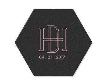 Coaster, Wedding Monogram, Party Coasters, Wedding Coaster, Custom Coaster, Wedding Favor, Monogrammed Favors, Custom Coaster, Coaster 210