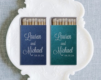 Custom Wedding Matches SET OF 50 - Custom Matches - The Perfect Match - Wedding Favor - Custom Shower Favors - Party Favors - Wedding Favor
