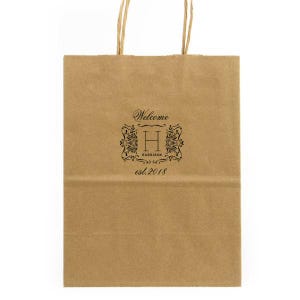 Personalized Wedding Welcome Bags, Custom Printed Gift Bags, OOT Welcome Bags, Wedding Hotel Welcome Bags, Wedding Gift Bags