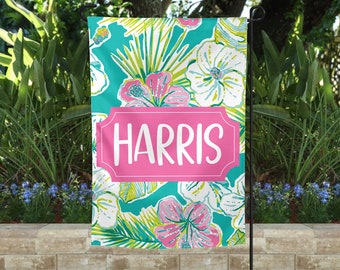 Monogram Garden Flag, Personalized Garden Flag, Welcome Garden Flag, Home Garden Flag, Welcome House Flag, Monogram House Flag