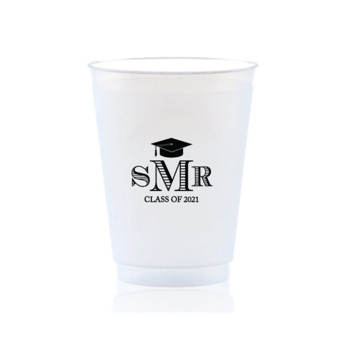 Personalized Graduation Cups High School Graduation Party Decorations