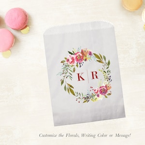 Wedding Candy Buffet Bags, Favor Bags, Treat Bags, Personalized Food Truck Bags, Wedding Favors, Goodie Bags, Set of 25 Kraft paper Bags