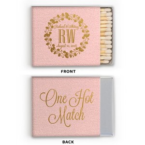 Custom Wedding Matches, Personalized Sparkler Matches, Custom Matchbook Wedding Favors, Custom Printed Matches, Cigar Bar 297