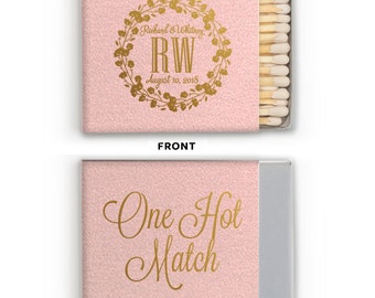 Custom Wedding Matches, Personalized Sparkler Matches, Custom Matchbook Wedding Favors, Custom Printed Matches, Cigar Bar 297