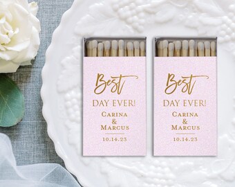 Custom Wedding Matches SET OF 50 - Custom Matches - The Perfect Match - Wedding Favor - Custom Shower Favors - Party Favors - Wedding Favor