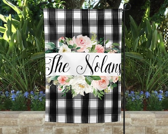 Personalized Flag, Welcome Garden Flag, Welcome House Flag, Farmhouse Garden Flags, Rustic Country Decor, Mother's Day gift