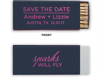 Custom Monogrammed Wedding Matches, Cigar Matches, Sparkler Matches, Custom Matches, Wedding Favors, Wedding Matchboxes, Wedding Match 83