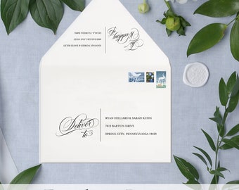 Guest Address Printing on Envelopes, Envelope Print Service, Address Printing, Print on Envelope, Printed Envelopes, Addressing