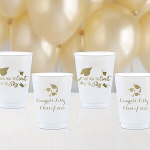 Graduation Custom Cups, 5oz, 8oz, 9oz, 10oz, 12oz, 14oz, 16oz, 20oz, 24oz / Personalized Cups, Party Cups, Party Decoration Class of 2025
