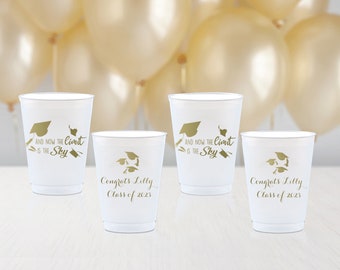 Graduation Custom Cups, 5oz, 8oz, 9oz, 10oz, 12oz, 14oz, 16oz, 20oz, 24oz / Personalized Cups, Party Cups, Party Decoration Class of 2025