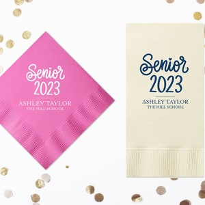 Custom Graduation Napkins, Guest Towels, Cocktail Napkins, Luncheon Napkins, Personalized Napkins, Graduation Party Favors 2025