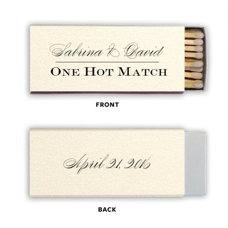 personalize matchbook personalize matchbook