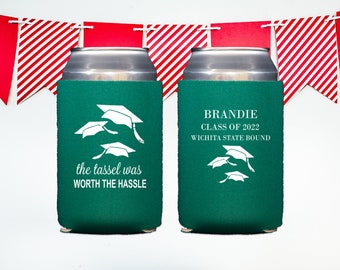 Graduation Favors, Graduation Can Cooler, Grad Party Decorations, High School Graduation Party, Class of 2025 Gift, Educated AF