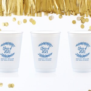Graduation Party Cups, 2025 Graduation, High School Graduation, College Graduation, Congrats Grad, Plastic Cups, Graduation Favor