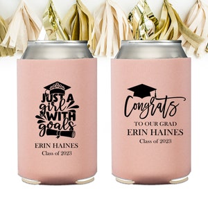 2025 Graduation Party Decorations, Graduate Party Favor, Class of 2025, Personalized Can Cooler, High School Graduation, College Graduation