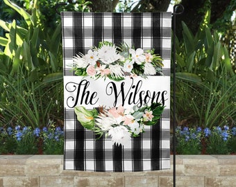 Personalized Flag, Welcome Garden Flag, Welcome House Flag, Farmhouse Garden Flags, Rustic Country Decor, Mother's Day gift