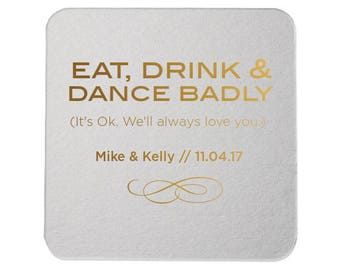 Custom Coaster, Wedding Coaster, Rustic Wedding, Floral Favors, Personalized Coaster, Bar Coaster, Custom Wedding Favors, Coaster  27