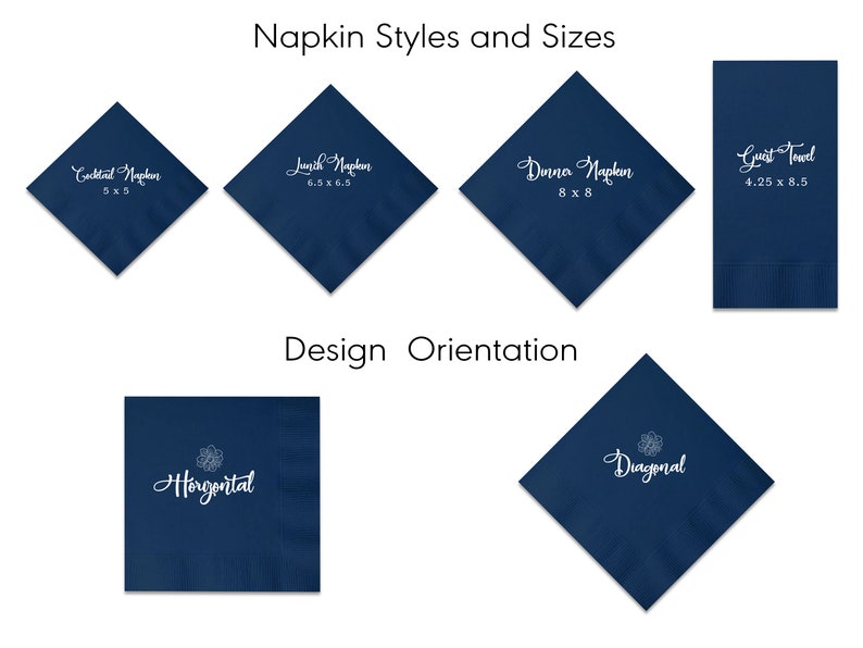 Personalized Luncheon or Dinner Napkins, Custom Napkin, Foil, Fun Party Napkin, Engagement Napkin, Cocktail Napkins, Party Napkins image 10