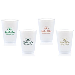 Graduation Decorations 2025 - Personalized Plastic Cups - Graduation Party Cups - Class of 2025 - Custom Party Favors