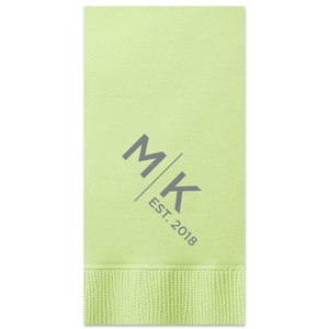 Personalized Guest Towels, Wedding Napkins, Anniversary Napkins, Party Supplies, Personalized Gift for Friends & Family, Bathroom Towels 203