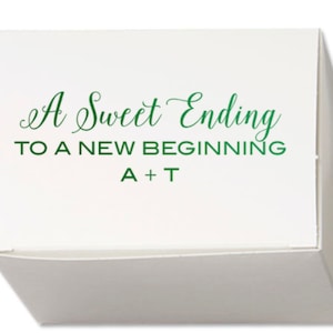 Wedding Favor Truffle Box, Custom Favor Box, Candy Box, Personalized Box, Jordan Almond Box, Shower Favors, Personalized Monogram