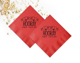 Personalized Napkins, Graduation Napkins, Party Supplies, Graduate Party Favors, Graduation Party Decorations 2025 High School Graduation