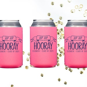 Custom Graduation Can Coolers, Cheers to the Grad, Graduation Party Favor, Beverage Insulator, Graduation