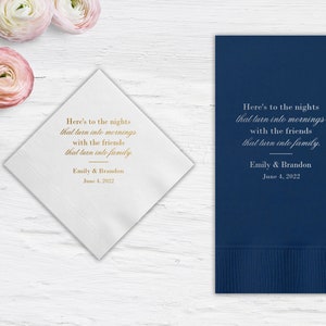 100+ Wedding Napkins Cocktail Napkins Beverage Napkins Luncheon Napkins Cake Napkins Party Napkins Custom Napkins LOTS of COLORS!