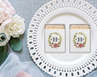 WEDDING CREST matchboxes / Custom design / wedding crest print / Custom matches / wedding favors / wedding decor / personalized gifts