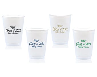 Class of 2025 Cups Personalized Graduation Cups Graduation Party Decorations Custom Printed Plastic Cups 2025 Graduation Cups Party Favors