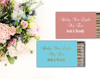 Custom Wedding Matches with Names, Personalized Wedding Favors, Custom Printed Matchboxes, Personalized Wedding Matches, monogram matches 67