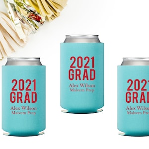 Class of 2025 Graduation Party Favors, Personalized Can Huggers, Custom Beer Drink Holder, 2025 Graduation Party Decorations