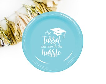 Graduation Plates, Custom Graduation Party Plates, Graduation Party Supplies, Grad Party Ideas, High School Graduation, Graduation 2024