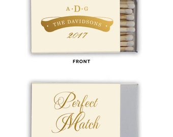 Personalized Wedding Matches, Custom Wedding Matchboxes, Personalized Wedding Favor, Sparkler Send Off Matches, wedding monogram, match