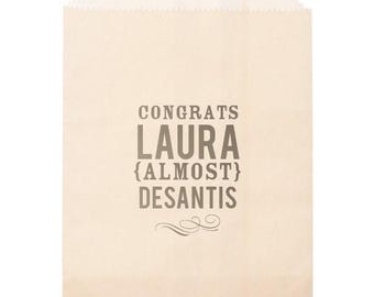 Wedding Favor Bags, Candy Buffet Bag, Bridal Shower Favor, Bridal Shower Bag, Personalized Wedding Favor, Shower Favor Tags, Party Bags 202
