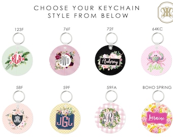 Key Chain Monogrammed Personalized Car Accessories Friend Teacher New Car House Key Sweet 16 Cute Car Accessories For Women Custom