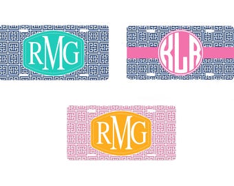 License Plate Monogram License Plate Frame, Lilly Inspired Car, Car accessories for women, Personalized Front License Plate