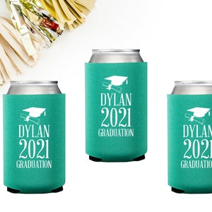 Custom Graduation Custom Can Coolers, Cheers to the Graduate, Graduation Party Favor, Personalized Graduation Gift Class of 2025