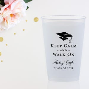 Graduation Party Cups, Custom Graduation Cups, Personalized Party Cups, Printed Shatterproof Cups, Graduation Favors, Class of 2025
