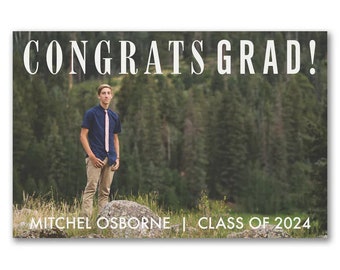 Graduation Paper Placemats Class of 2025 Decorations Tableware Disposable Personalized Placemats - Printed & Shipped Set of 25 Grad 2025