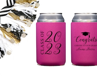 Graduation Party Favors, Graduation Can Cooler, Grad Party, College Graduation Party, Class of 2024 Gift, Cheers to the Graduate