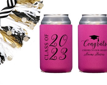 Graduation Party Favors, Graduation Can Cooler, Grad Party, College Graduation Party, Class of 2025 Gift, Cheers to the Graduate