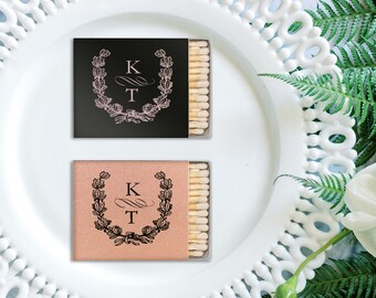 Wedding Matches Cigar Bar Matches, Monogram Matchbox, Wedding Matchboxes, Custom Matches, Foil Matchboxes, Sparkler Matches, matchbox