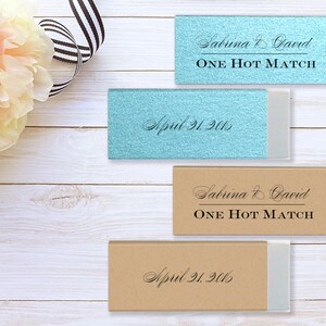 Personalized matches, wedding matchbooks, reception matches, monogram matchbook, sparkler send off matches, reception favor, party favor 65