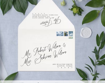 Envelope Addressing Service, Envelope Printing, 40 Styles to choose from, Wedding Addressing, Envelope Printing Service