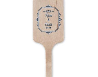 Personalized Wooden Stir Sticks, Single Initial Stir Sticks, Custom Drink Stirrers, Personalized Swizzle Sticks, Custom Barware, Stir  237
