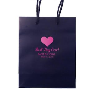 Wedding Welcome Bags with Foil, Wedding Hospitality Bags, Wedding Guest Bags,  Personalized Wedding Bags, Gift Bag, Wedding tote 9