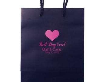 Wedding Welcome Bags with Foil, Wedding Hospitality Bags, Wedding Guest Bags,  Personalized Wedding Bags, Gift Bag, Wedding tote 9