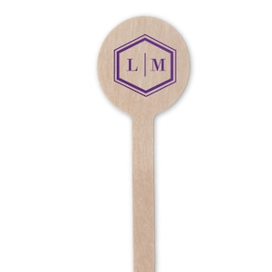 Personalized Wooden Stir Sticks, Single Initial Stir Sticks, Custom Drink Stirrers, Personalized Swizzle Sticks, Custom Barware, Stir  247